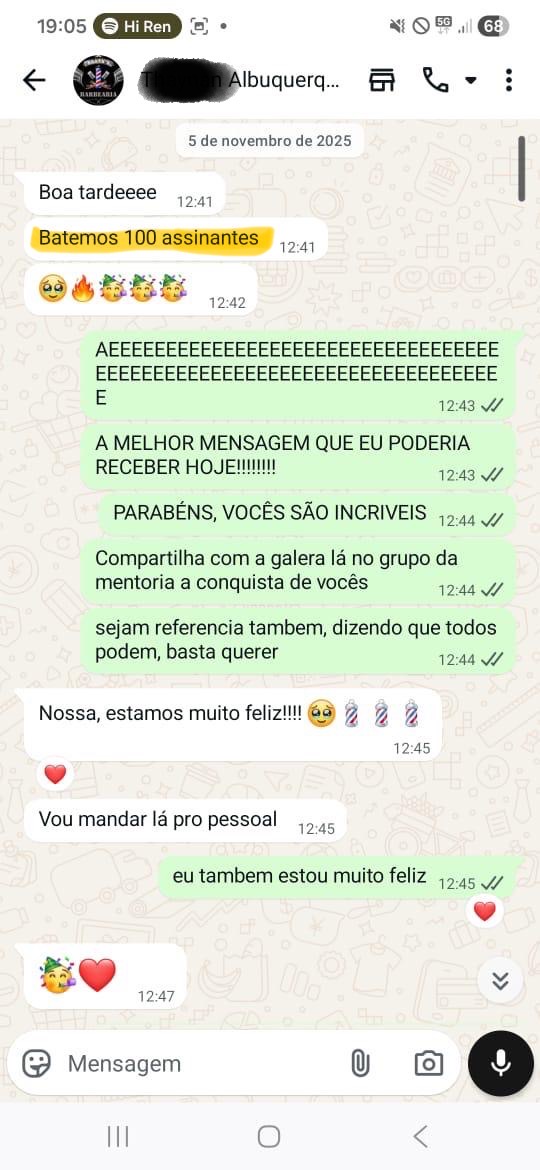 Depoimento real de dono de barbearia usando o Striva 9