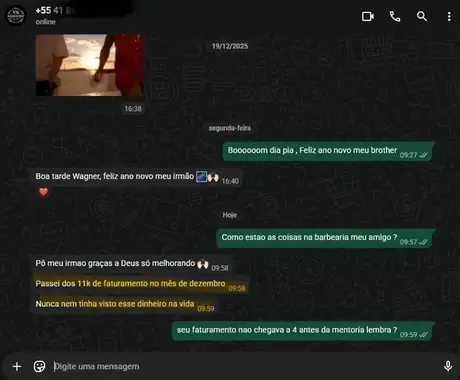 Depoimento real de dono de barbearia usando o Striva 3